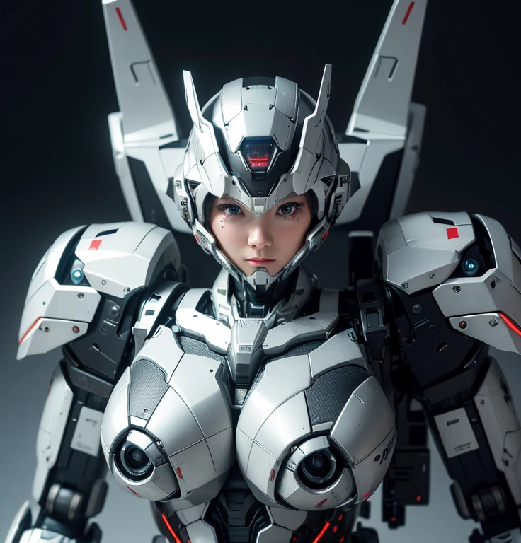 Super detailed, advanced details, high quality, High resolution, 1080p, hard disk, beautiful,(war machine),Oppai Missile,Capture the big picture,beautiful,Mecha cyborg girl,battle mode,Mecha body girl,She is wearing a futuristic war machine weapon mecha