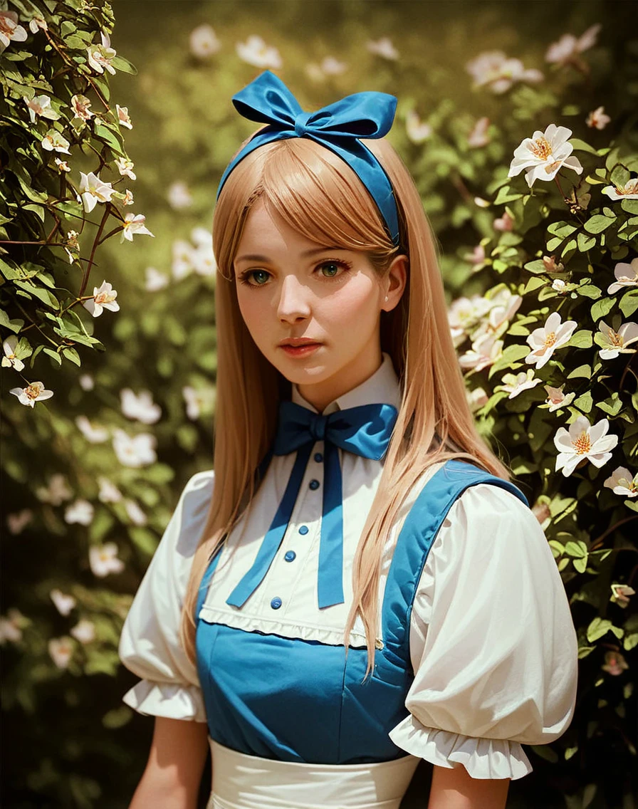 score_9, score_8_up, score_7_up, score_6_up, score_5_up, score_4_up, source_anime, KaleyCuoco,High Quality, Intricately Detailed, Hyper-Realistic cosplay Alice in wonderland, Portrait Photography