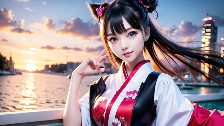 High quality cute Japanese girl 25 years old real gal wetsuit detailed eyes detailed face short hair boyish