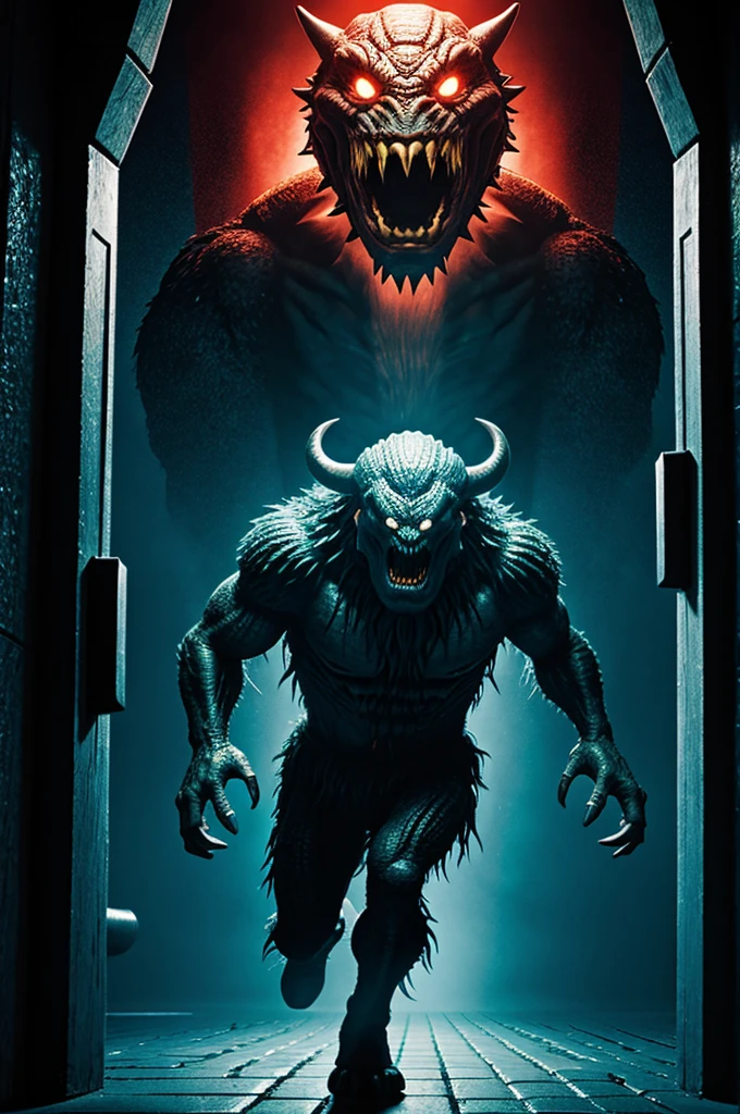 The monster in runner maze