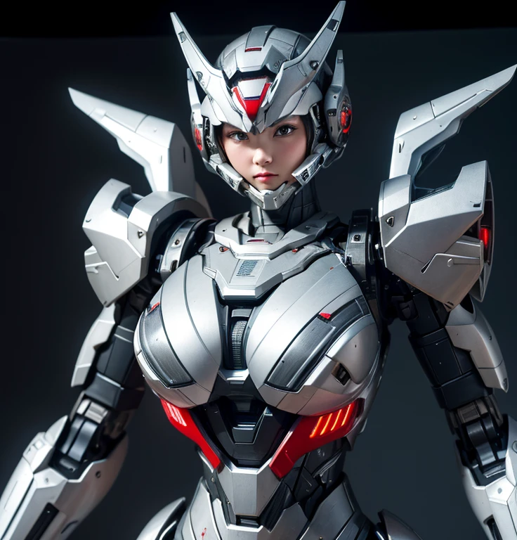 Super detailed, advanced details, high quality, High resolution, 1080p, hard disk, beautiful,(war machine),Oppai Missile,Capture the big picture,beautiful,Mecha cyborg girl,battle mode,Mecha body girl,She is wearing a futuristic war machine weapon mecha