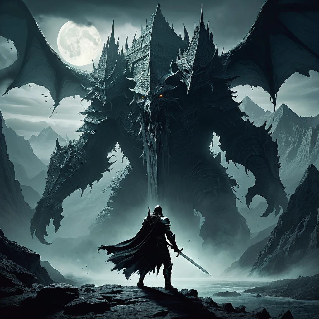 Amidst the looming shadows of an ancient mountain range, a lone Soul Knight ventures forth, burdened by a dark prophecy. In this medieval dark fantasy world, where ancient evils stir and forgotten magic whispers through the winds, the knight must navigate treacherous terrain and face sinister creatures to uncover the truth that could either save or doom their realm."