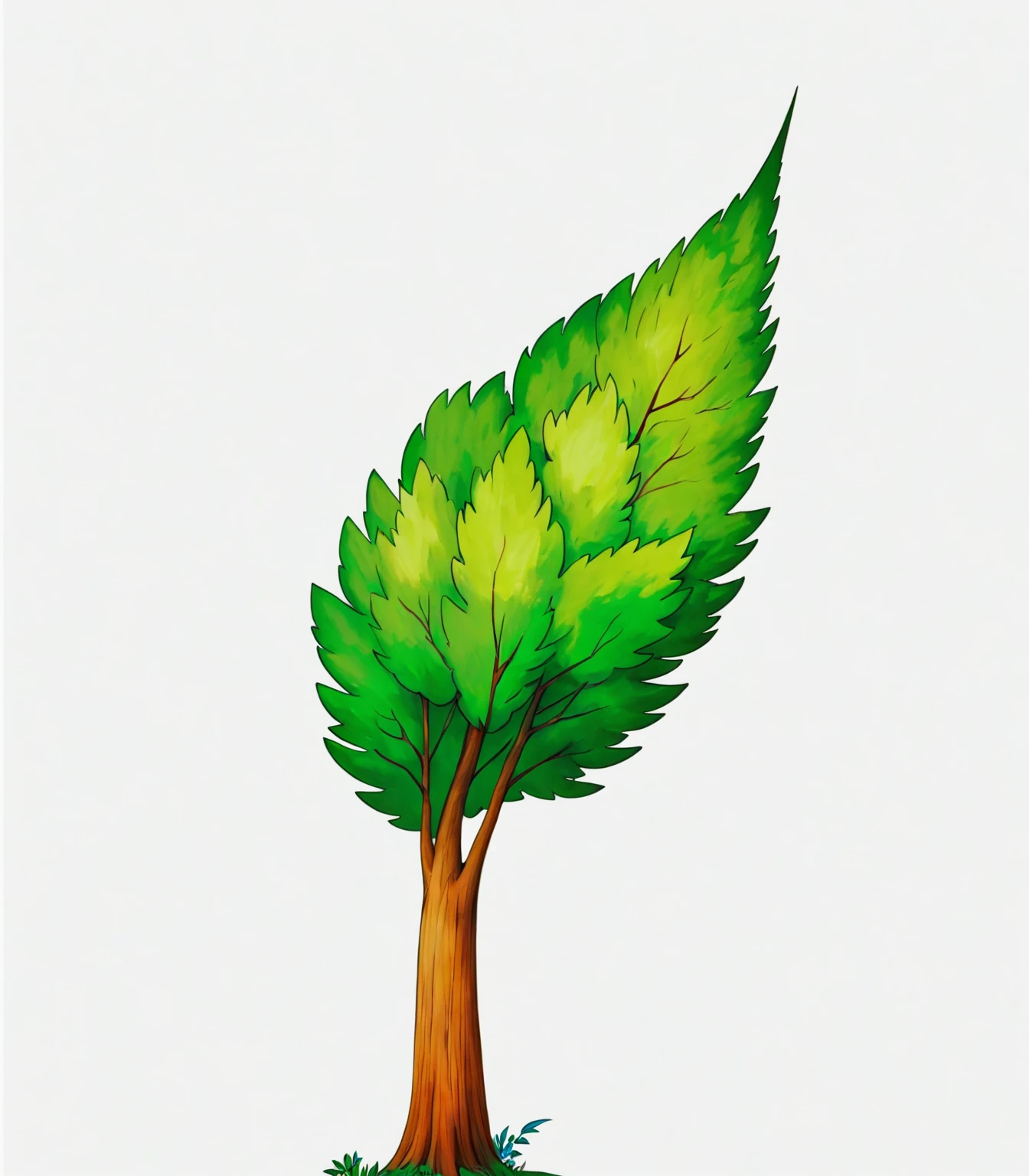 TREE, PAINTING, DRAWING