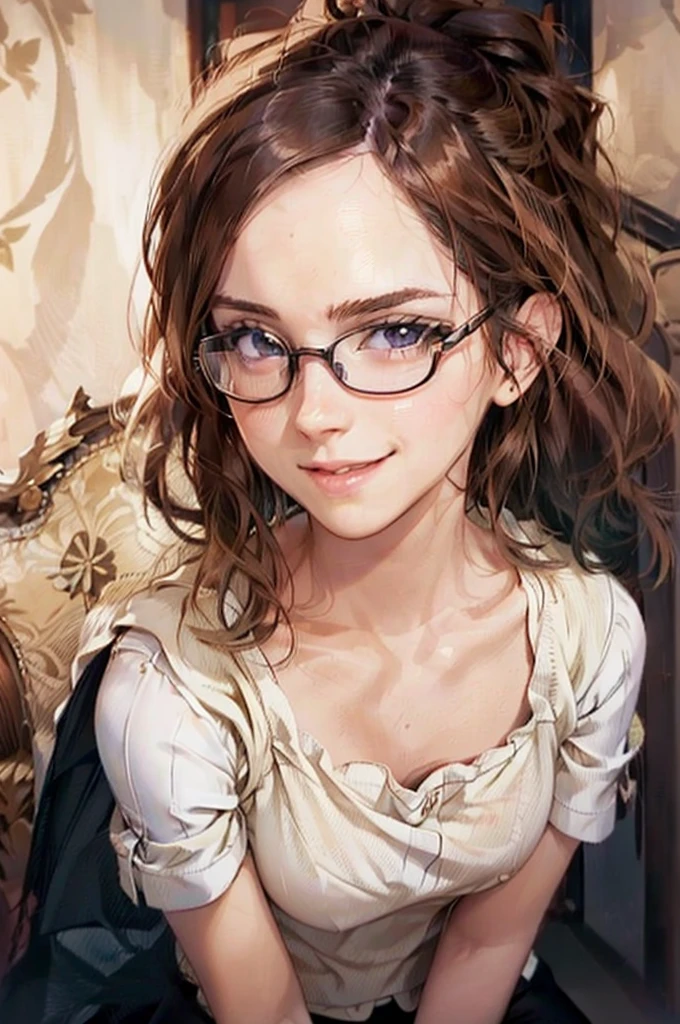 Masterpiece, 最high quality, high quality, High resolution, high quality texture, high quality shadows, High resolution, Beautiful details, Detailed CG, Detailed Texture, Realistic representation of face, Realistic, colorful, delicate, Cinematic Light, Side light, Lens flare, Ray Tracing, sharp concentrated, (1 Girl,concentrated:1.3), ( Intricate details, compensate, PureErosFaceV1:0.5), (細部まで美しいdelicateな顔, 緻密で美しいdelicateな瞳, Perfect Facial Proportions, Dense skin, Optimal ratio of four fingers to one thumb,Unified 8k wallpaper, Arms under chest, Modest chest, Wide Hips, Smooth upper abdomen, 30 years old, blue eyes, glasses,cabin attendant uniform,white blouse,tight fitting black skirt,black stockings, excellent secretary ,working as a secretary, wooden desk, wooden chair, house wife, the gaze of true love, lips of temptation, A look full of compassion ,a smile full of love, i love you, Acting lovey-dovey, air fortress hair, blonde hair, I love you so much I'm crazy,i love you