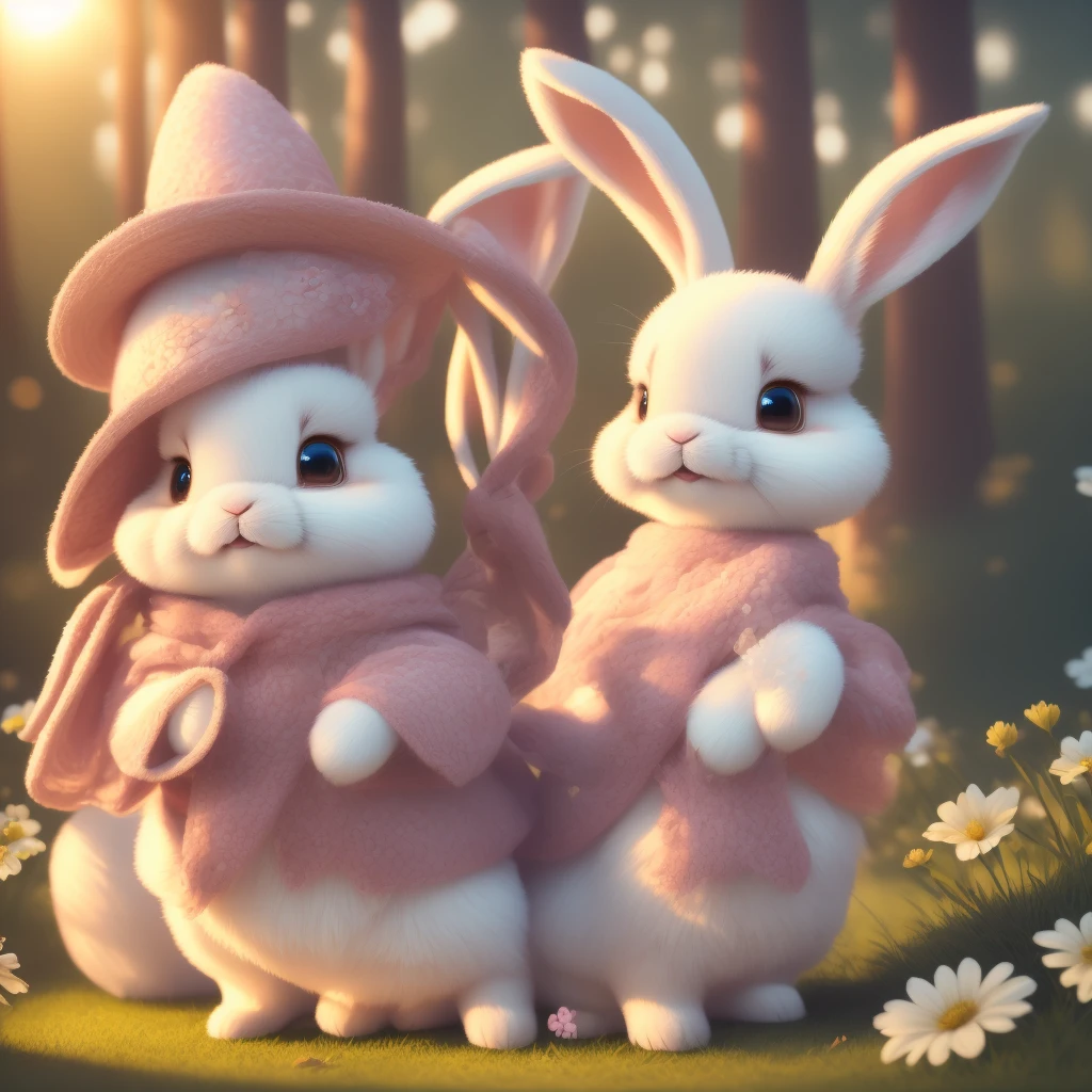 (a prompt example)
"(best quality,8K,highres,masterpiece:1.2),ultra-detailed,physically-based rendering,a cute bunny with one ear bent,wearing clothes,wearing a hat,lifting two front paws,soft fur,friendly expression,soft and fluffy cotton tail,furry paws and ears,green meadow background,sunshine filtering through the trees,vibrant colors,two vibrant pink flowers in the bunny's paws,vivid blue sky with fluffy white clouds,sparkling highlights on the bunny's fur,immersive 3D-like depth,elegant posture,mischievous smile,playful and energetic vibe,whimsical and dreamy atmosphere,lively and lively eyes,delicate stitches on the clothes,meticulous attention to details,intricate patterns on the hat,fine shadows and highlights,rich texture on the bunny's fur,realistic shading and lighting effects,subtle bounce light on the bunny's body,natural and soft color palette,subtle bokeh effect,gentle and warm sunlight,captivating and enchanting scene."、The tip of the tail is fire、Baby rabbit、My eyes are watering