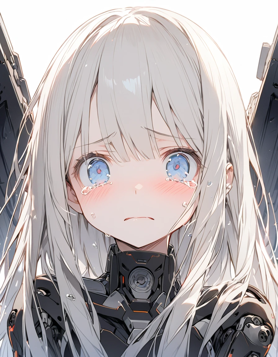 The white-haired girl cried sadly, Mechanical joints
