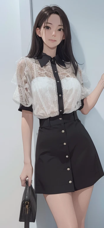 (8k、maximum quality、MASTERPIECE:1.2)、(lifelike、photorealistic:1.37)、Super Detailed、girl 1 person、cutest、solo、beautiful detailed sky、Detailed Cafe、night、Sitting、tool、(Nasal blush)、 (a smiling look:1.15)、(closed mouth)Small Tits、Fine and beautiful eyes、(collared shirts:1.1)、night、Wet、Transaction service、raining、White lace、(shorthair:1.2)、Float NovaFrogStyle、office、a smiling look
