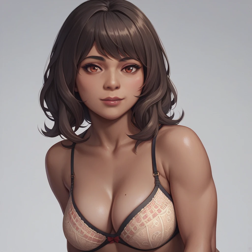 kamala khan as ms marvel, typical young indian woman , wearing saree , clearly look of sexy pattern bra, seductive pose, detailed face, studio light, sharp focus, creamy shining body, new york background
