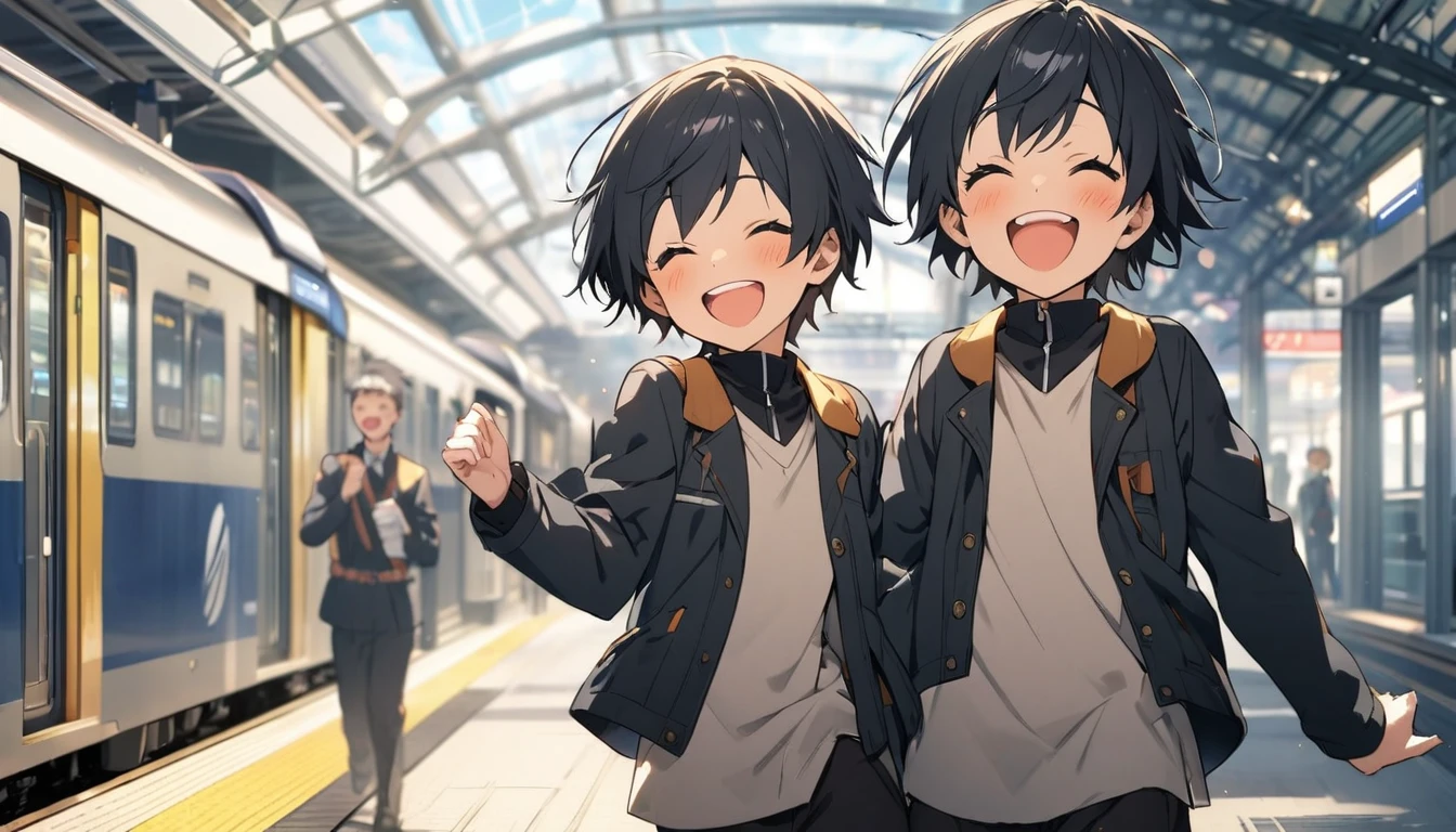 juvenile，station，happy，high quality