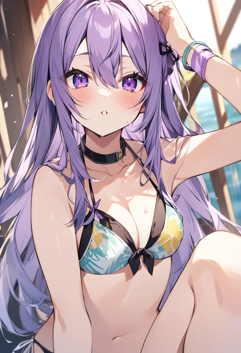 Keito。Purple Eyes。bikini