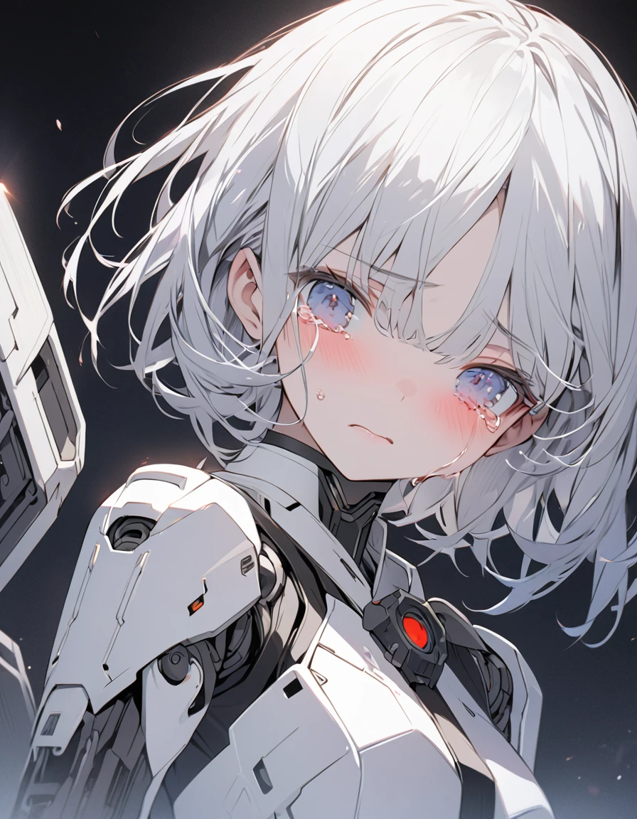 The white-haired girl cried sadly　　Mechanical joints　Masterpiece A 