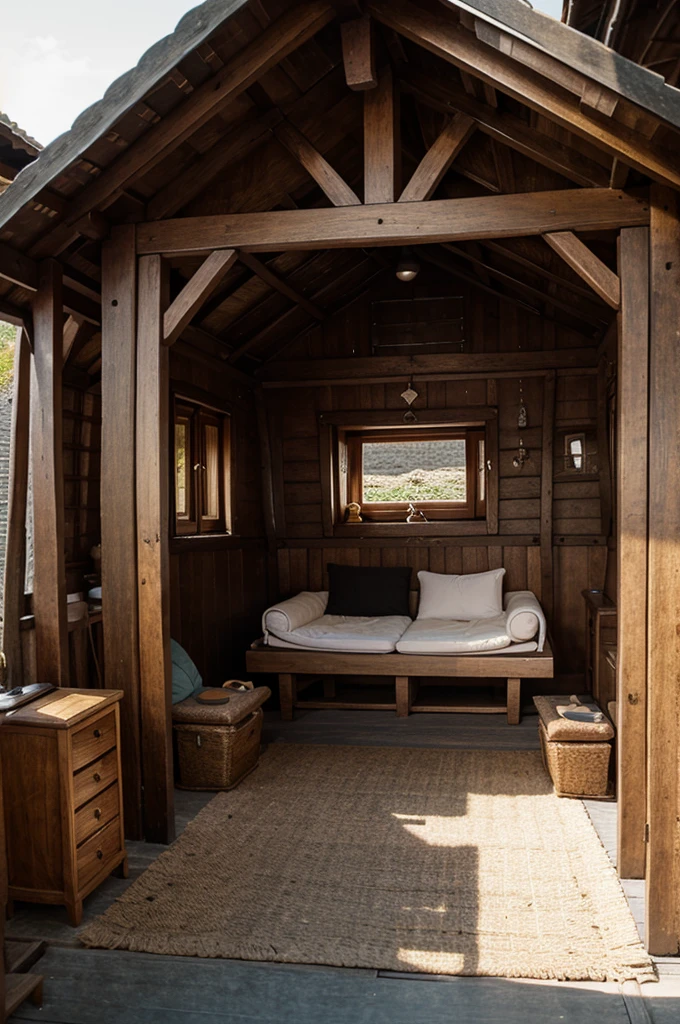 try making a booth design themed to one of the traditional houses of the archipelago, size 3x3