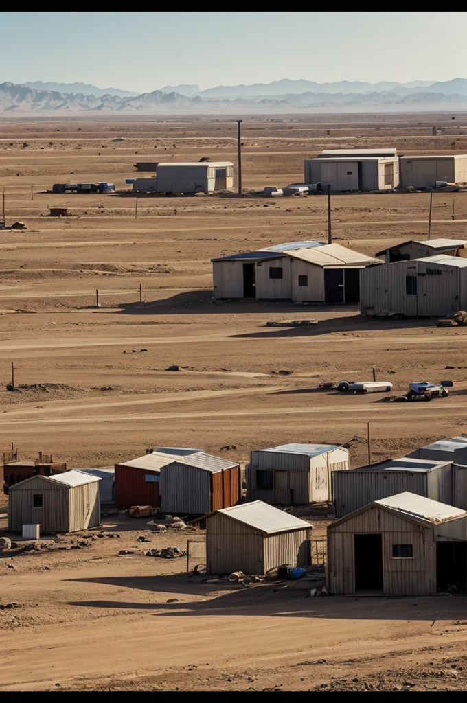 urban landscapes, barren wastelands, or people queuing for essential resources like water or food.