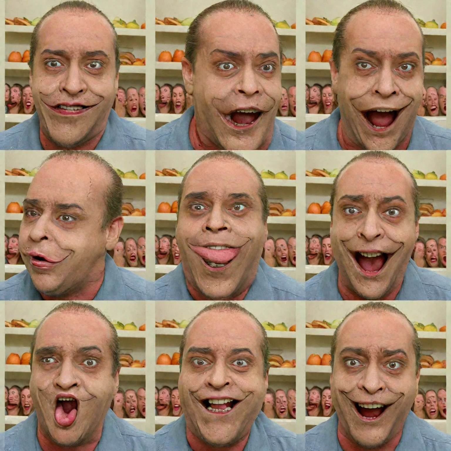 joker face with multiple different expressions, facial expressions, detailed facial expressions, facial expression, full of expressions, detailed facial expression, expressions, micro expressions, realistic facial expression, corrected faces, neutral expressions, happy facial expression, different expression, crazy expression, face variations, happy expression, happy expressions, laughingstock, slightly happy facial expression