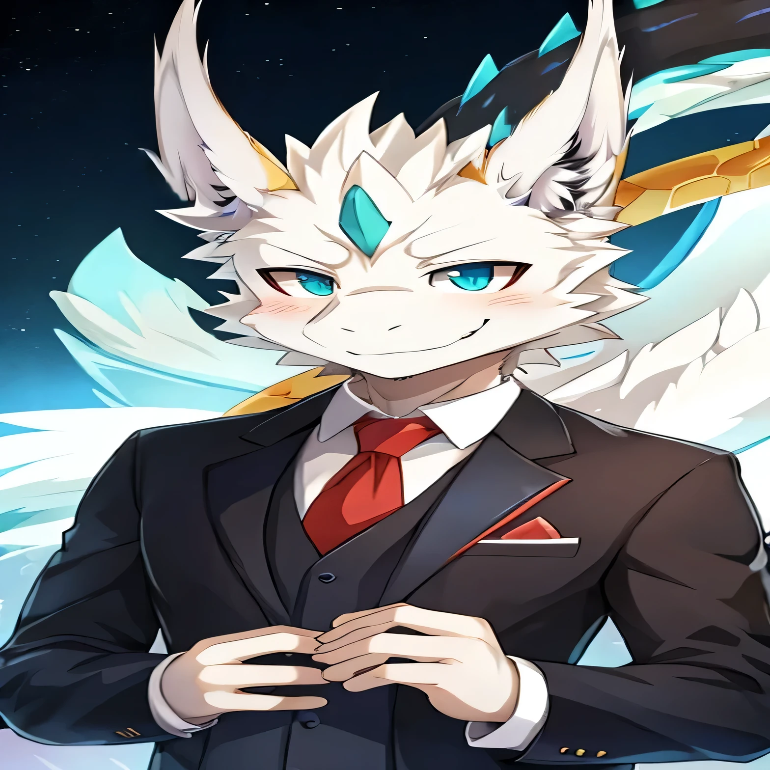 The color of the fur on the ears is white