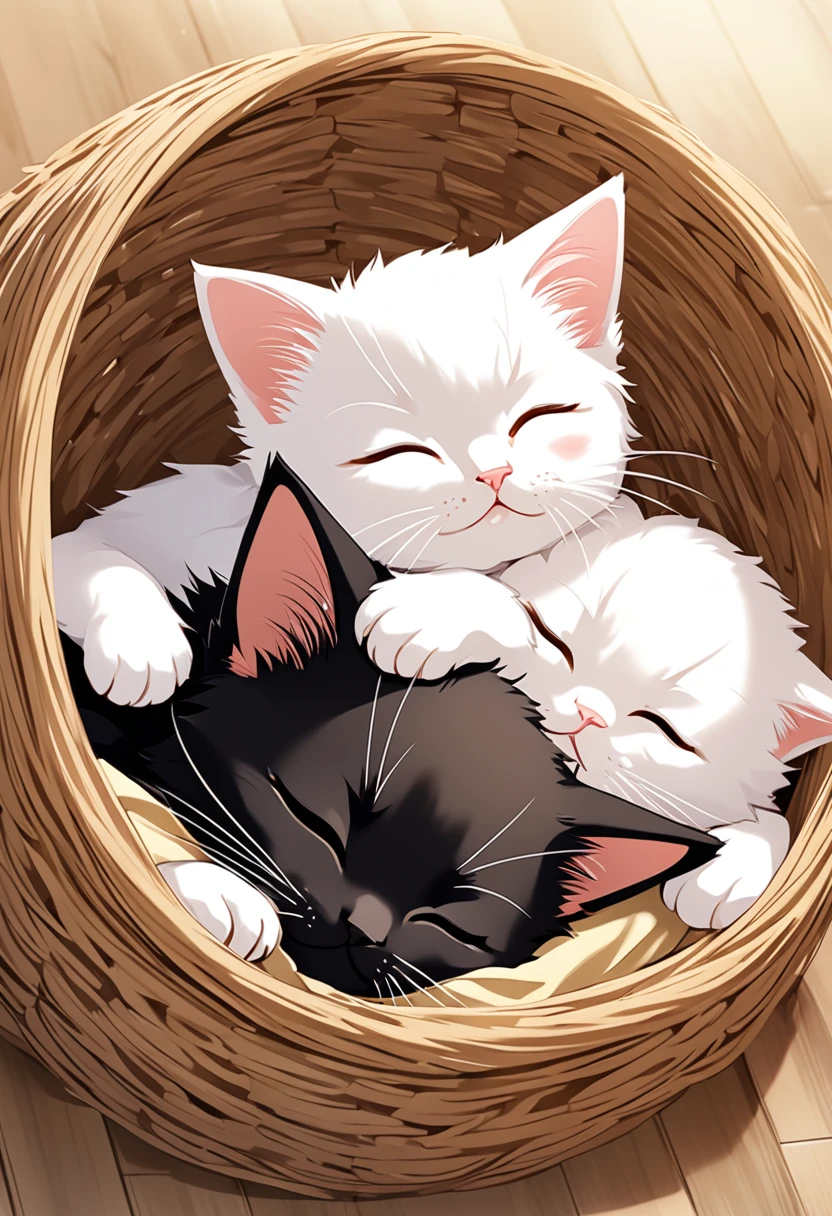 kitten、Are sleeping