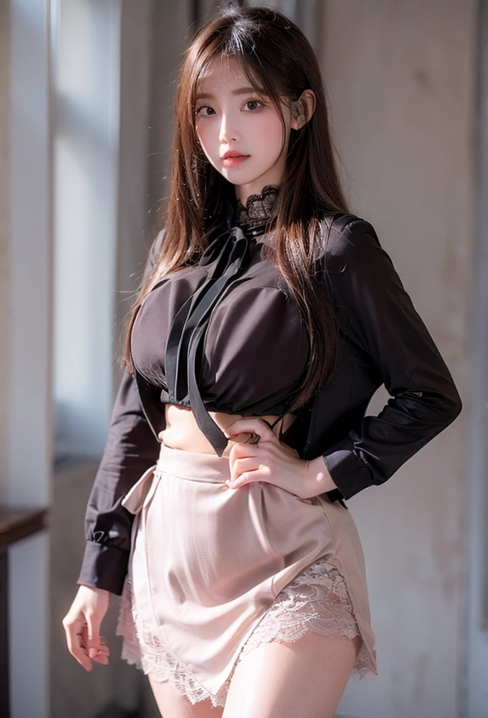 Sexy lace stewardess,Mini hip skirt,