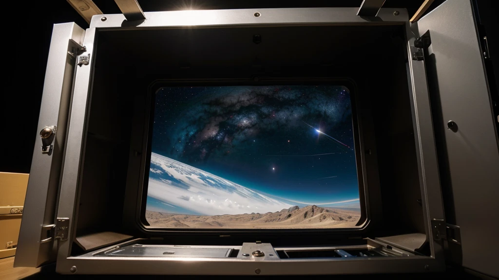 Photos of a safe made with a universe