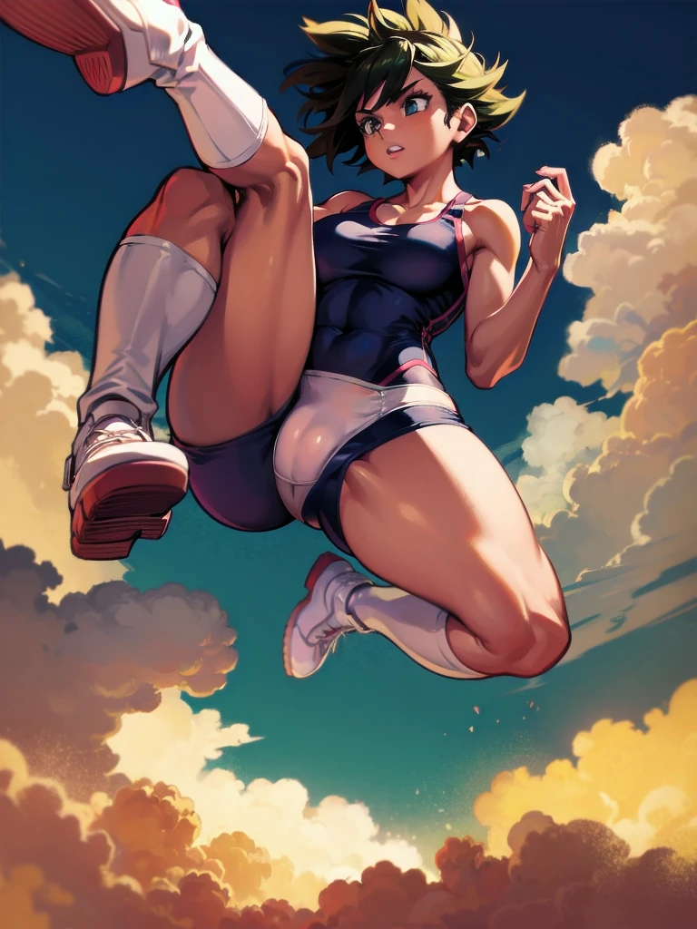 Girl
Solo . Fullbody . Simple background , multiple view , Fitgirl , jumping