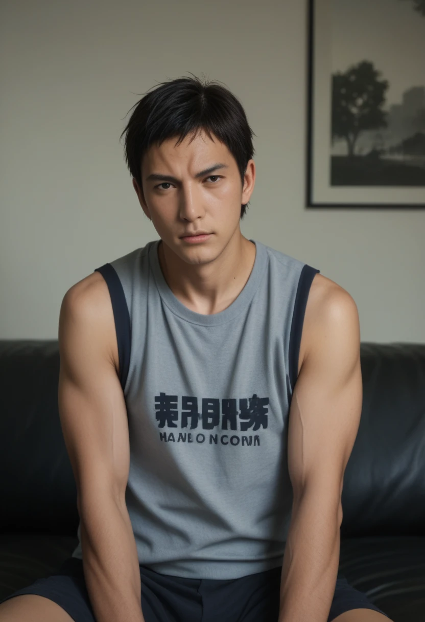 score_9,score_8_up,score_7_up,score_6_up BREAK source_real,raw,photo,realistic BREAK , handsome Aomine Daiki ,living room