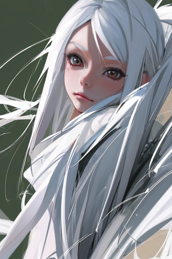 Kizi, White hair, Linda, seamless, best qualityer, detailed