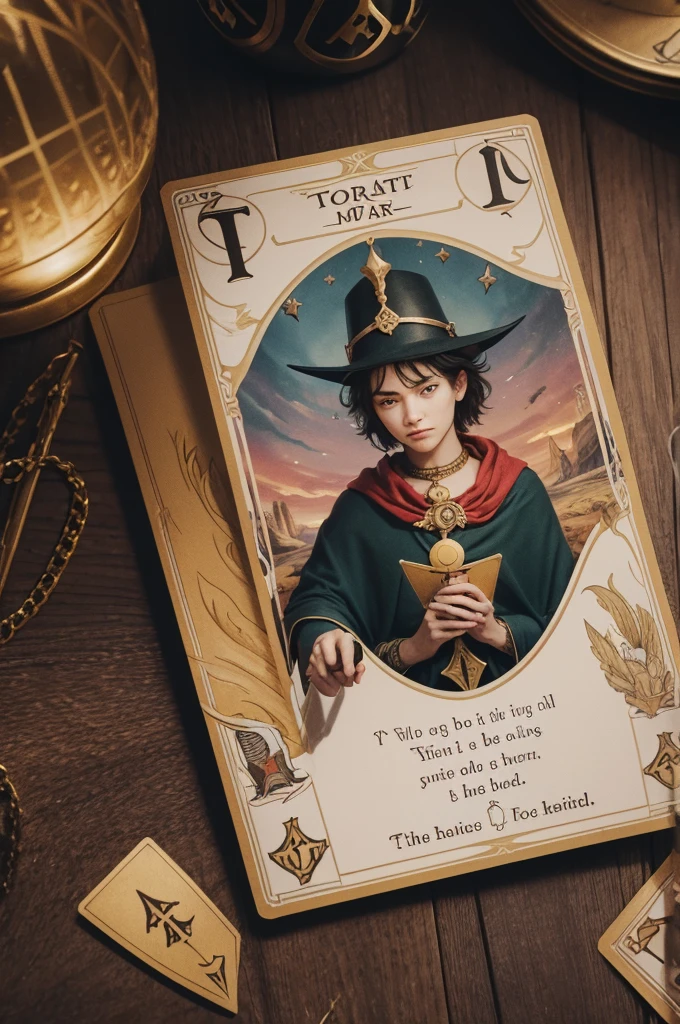 Create a Fool card in tarot