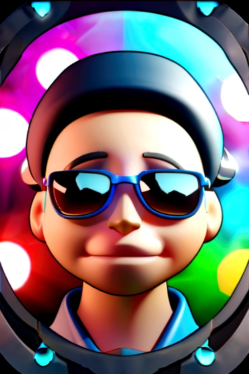 Cartoon character of a man in sunglasses and blue shirt, animation character, stylized character, animation style rendering, 3d stylized, Arnold Maya rendering, Stylized 3D rendering, toon render screenshot, 3d character, 3d character, Stylized 3D rendering, 3D character rendering, cartoon character, Personagem de close up, character posing, (Pixar-style) (master part:1.2) (bokeh) (best qualityer) (skin detailed) (detailed texture) (8K) (Argilla) (cinematic lighting) (sharp focus