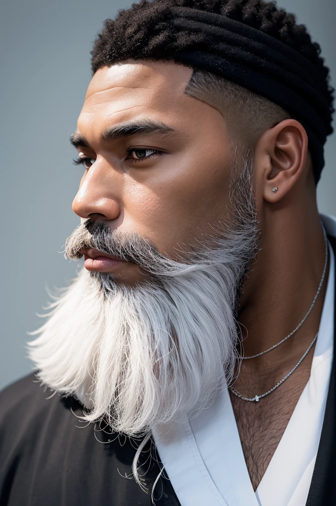 ((black man with white beard