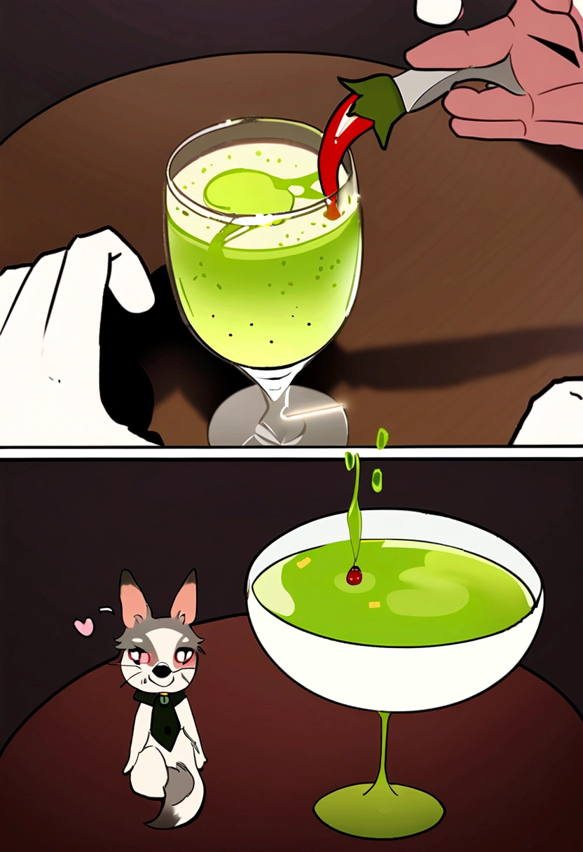 there is a green drink with a red chili on the rim, absolutely, absinthe, alcohol, ❤🔥🍄🌪, 🍸🍋, absolutely outstanding image, 💋 💄 👠 👗, inspired by Ndoc Margarita, the absolute worst, absurd, photoshop, 🐿🍸🍋, ¯_(ツ)_/¯, about to consume you, absurdist