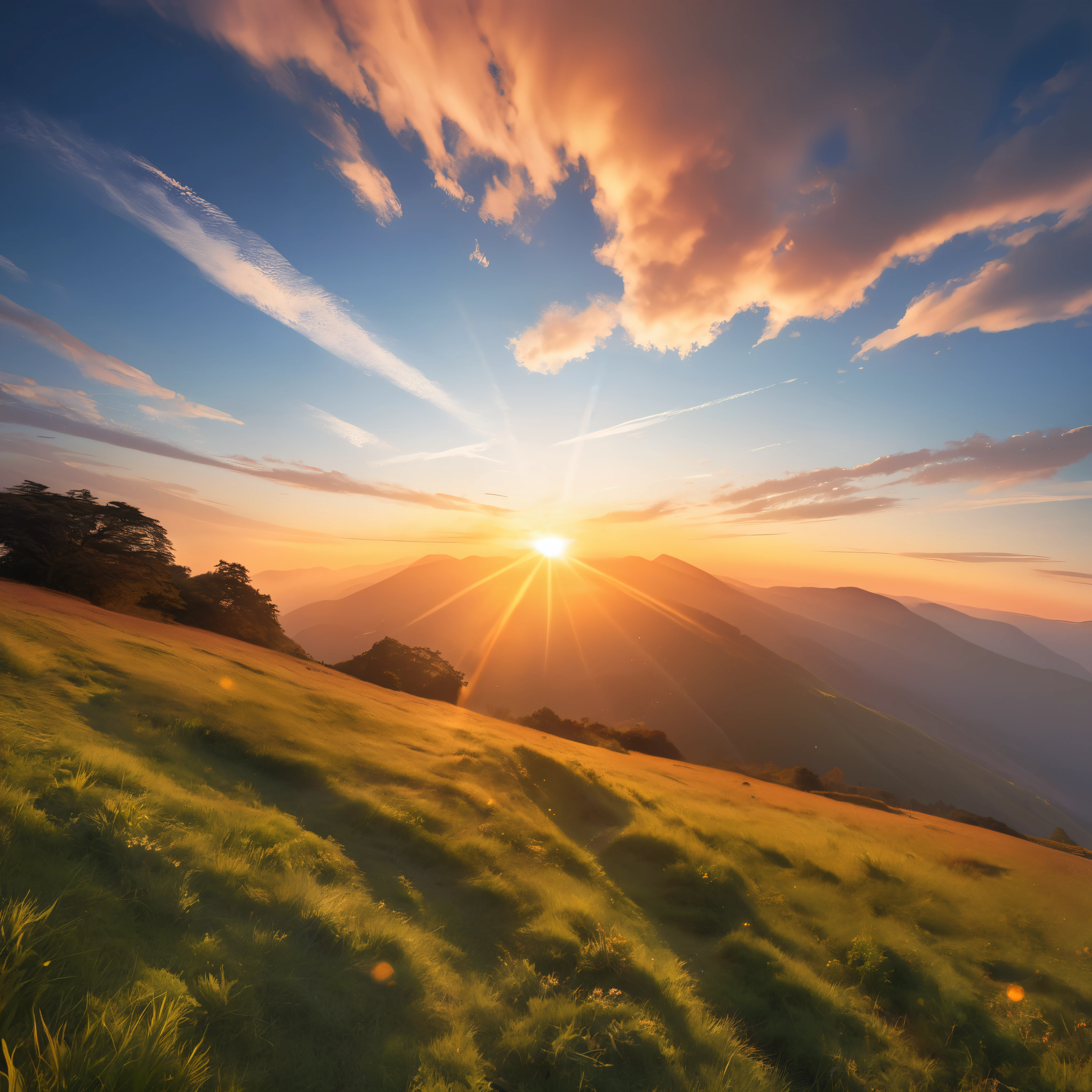 Landscape Photography,
360° panoramic view, The perfect fisheye lens, Lens flare,
BREAK Sunrise with Sunset, cryptic,
BREAK Dazzling Morning Sun, Aesthetic transparent light shine, Localized mirage, morning haze,
BREAK Sunset dyed in twilight, A melancholy stagnation, Localized mirage, Sunset,
BREAK Seamless gradation of completely contrasting scenes, Perfect job,
BREAK Highest quality photo printing, Transparent Full color, Realistic Photographic Images,
wonderful shot, Moderately adjust the sunset, Highlighting the sunrise morning,
BREAK Highest Quality, Highest quality, Highest Resolution, Super Retina,
BREAK The sunrise blows away the sunset, Localized transparency, Refreshing,