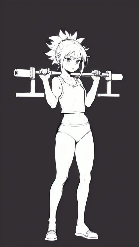 Girl
Solo . Fullbody . Simple background , multiple view , Fitgirl , standing pose , Hd , Masterpiece , Lineart