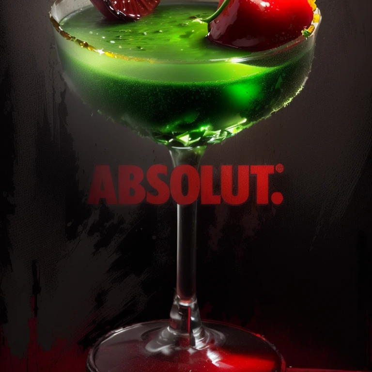 There is a green drink,There is a red pepper on the edge, Absolutely, absinthe, Alcohol, ❤🔥🍄🌪, 🍸🍋, Absolutely outstanding image, 💋 💄 👠 👗, Inspired by Ndoc Martini, the worst, absurd, Photoshop, 🐿🍸🍋, ¯_(saliva)_/¯, About to devour you, absurdist