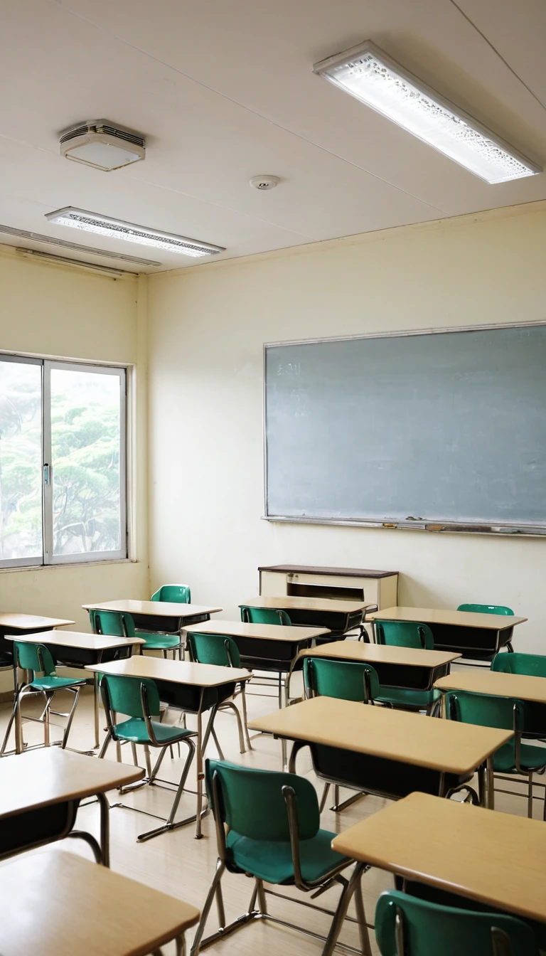 An empty classroom、