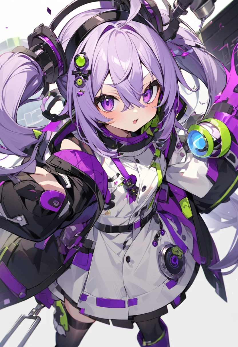 Keito。Purple Eyes。mad scientist