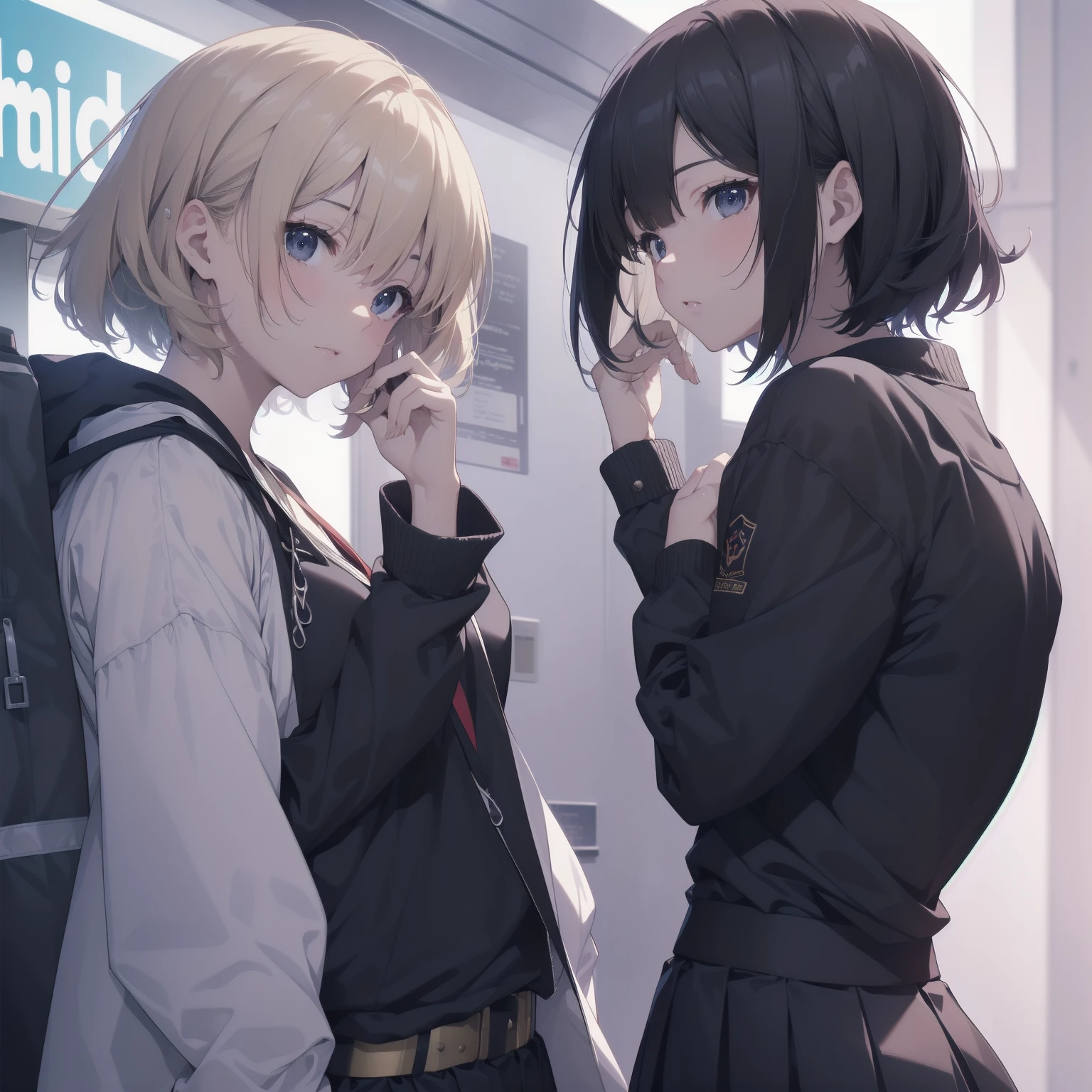 ultra-absurdres-Top quality by artist God, ultra-detailed, high resolution, anime moe artstyle, best anime 8k konachan wallpaper, pixiv contest winner, pool:2810, perfect anatomy,break, 1girl, (Please draw a girl walking sleepily to school alone. )break,(Solo,little female, 13-year-old:1.3),Full limbs, complete fingers,a junior high school student, (very short hair), short cut, flat chest, , small butt, small black eyes, beautiful detailed eyes, well-proportioned iris and pupils, expressive eyes, highres detailed hair, soft expression, salor school_uniform, sailor collar, serahuku, bow, pleated skirt,(Detailed Lighting), (Detailed background), in the School commute route. break,super detailed skin, Best cinematic lighting powered by famous artist, 8k,beauty illustration,photoshop_(medium),very aesthetic,break,((artist:saiguchi_otoufu )), artist:clamp ,artist:carnelian ,artist:kantoku ,