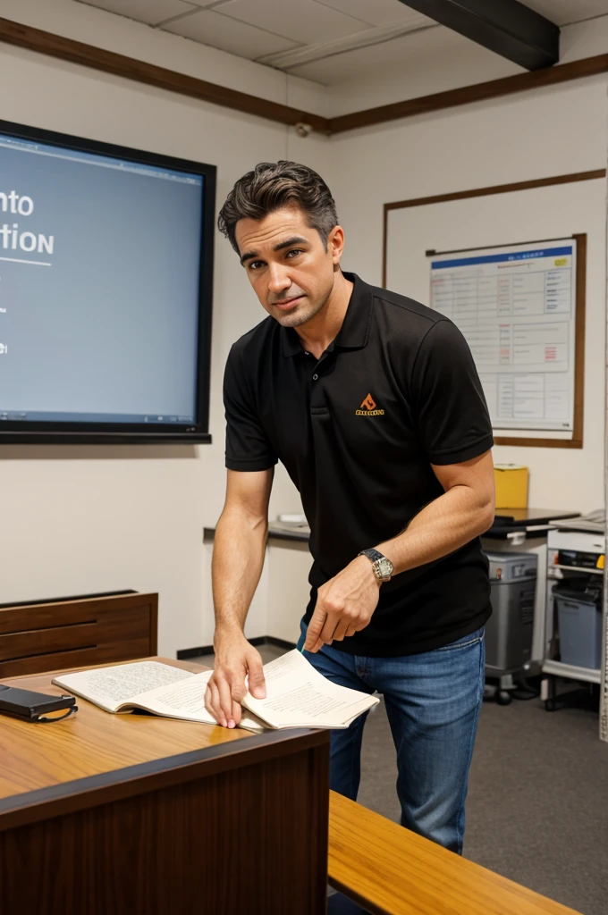 Robert is teaching 
