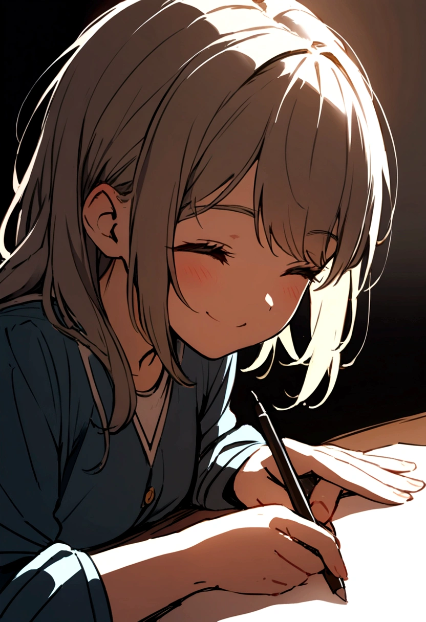 masterpiece,最high quality,Super detailed,High resolution backgrounds,8K,High Resolution,high quality,break,girl,romantic,Lightly dressed Japanese manga style, sketch, Colored pencil.