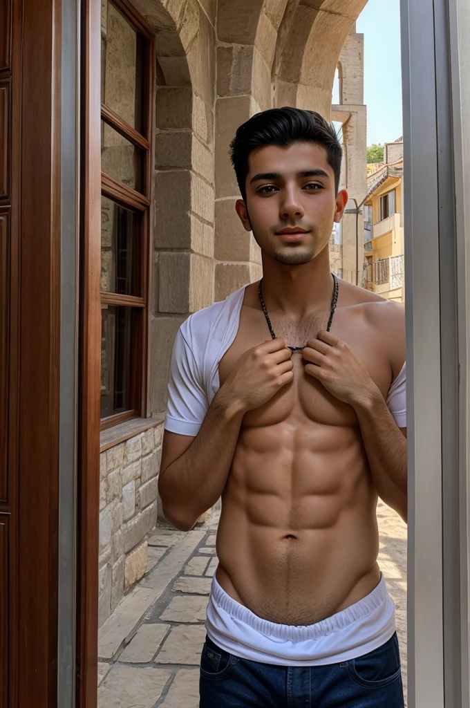 Cute turkish boy random selfie