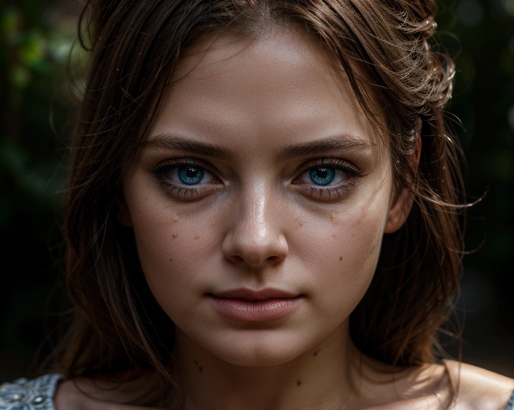 a beautiful girl with blue eyes, slightly smiling, detailed face, cinematic composition, natural lighting, high quality, photorealistic, 8k, best quality, masterpiece, intricate details, realistic skin texture, vivid colors, depth of field, soft light, ethereal atmosphere