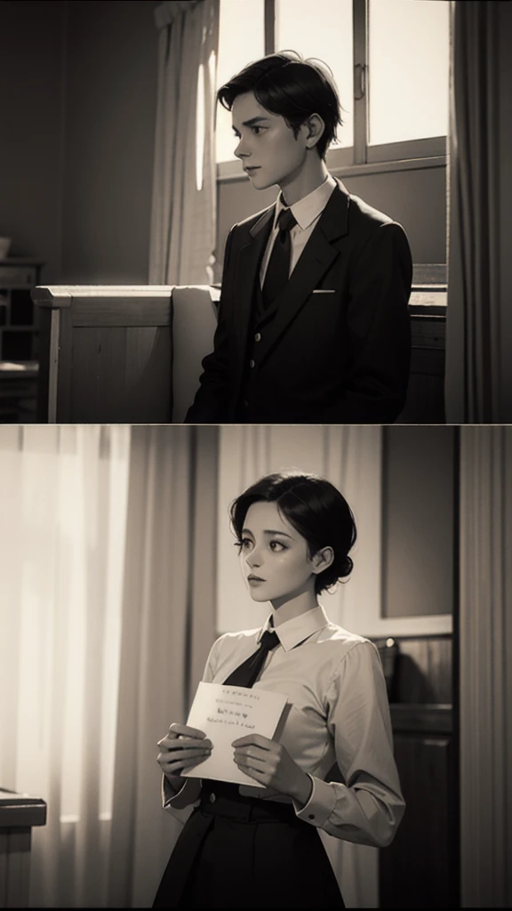 A sepia-toned memory of a young Mr. James and his first love.