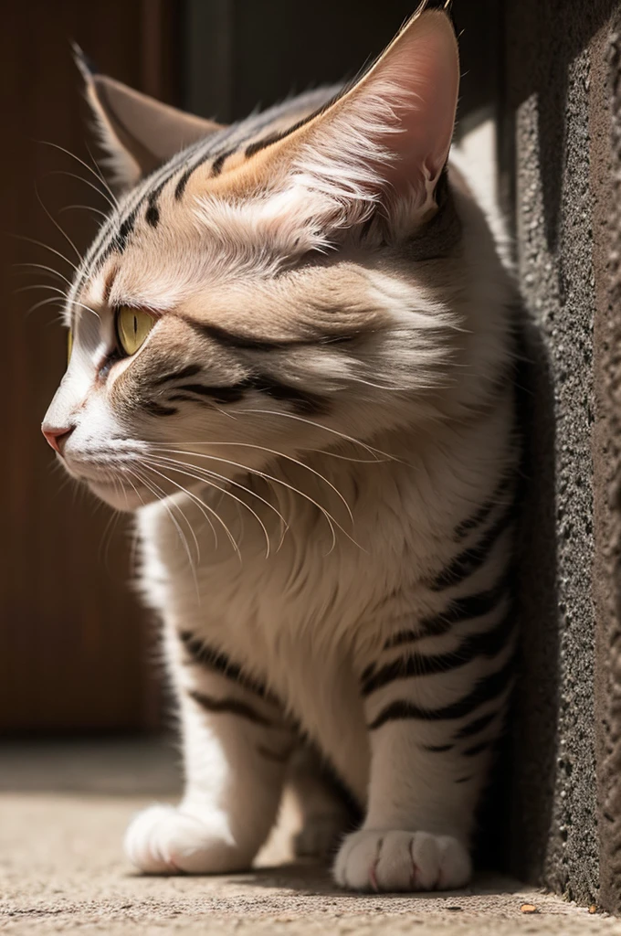 sad cat