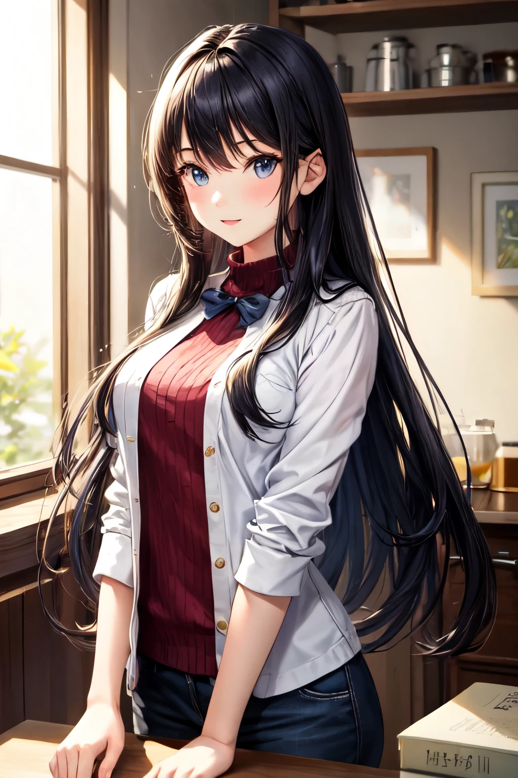 long hair, girl, 