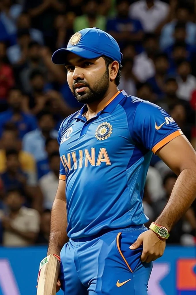 Rohit Sharma holding T20 world cup