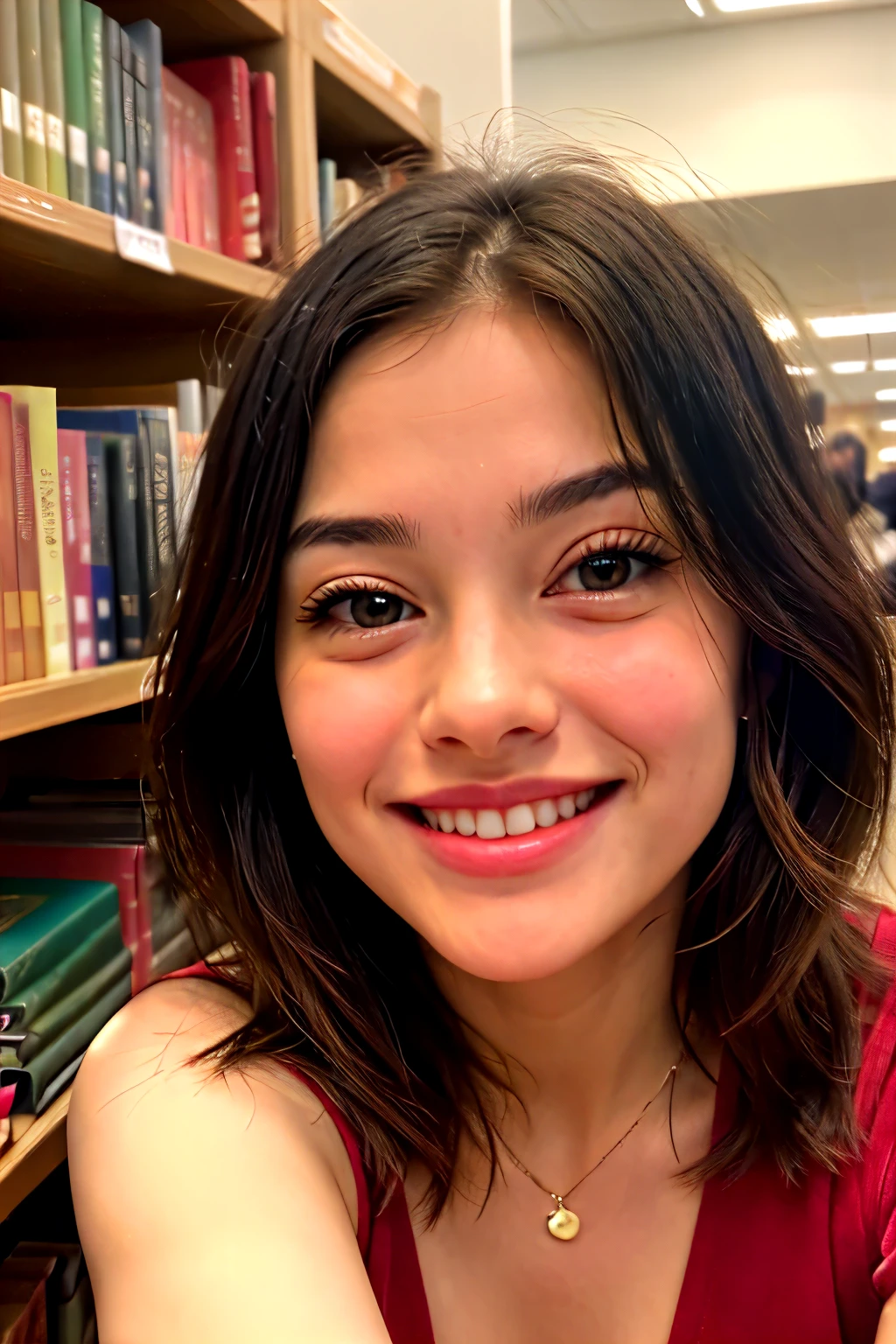 My heart is red,
Like the color of my blood.
I'd never liked the color red,
Yet, my cheeks blushed into ruby
When I saw your smiling face for the first time at the library.