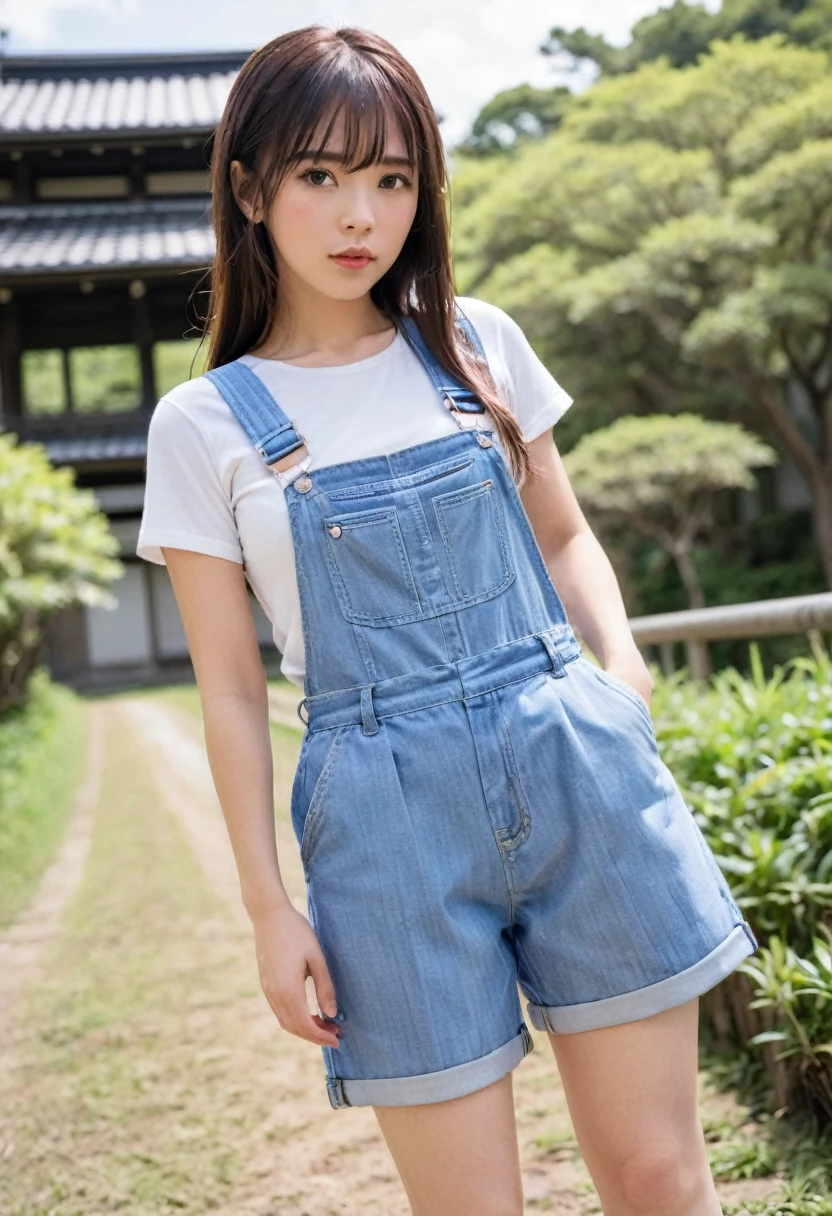 Michisanko Bijin clear Overalls Braid