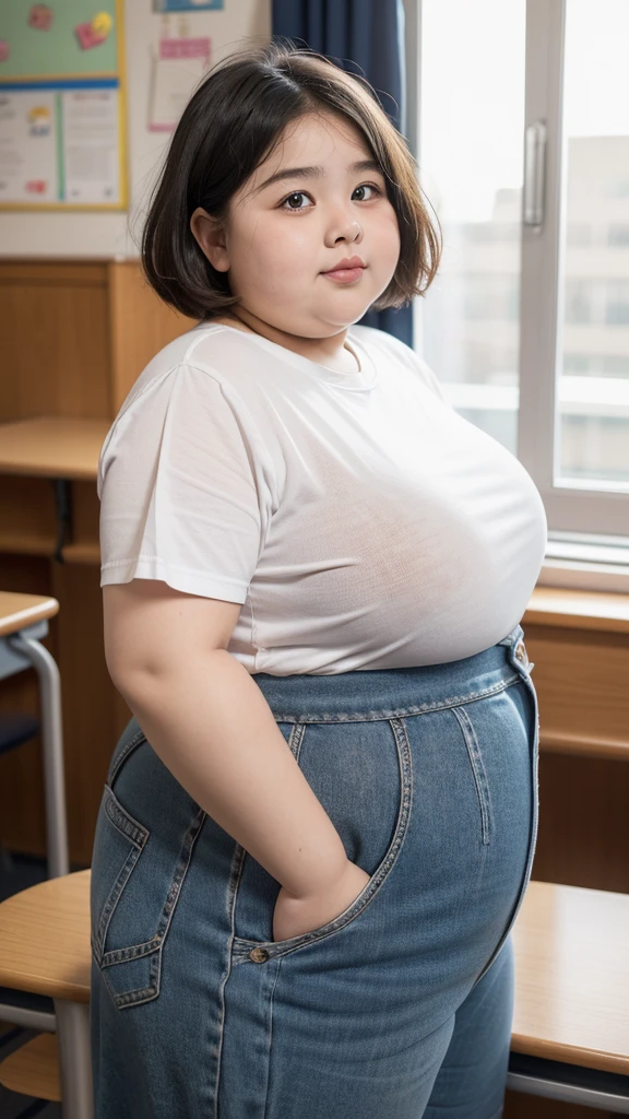 a fat 10 year old obese ,chubby overweight ,young fat girl in ,cute plump schoolkid,heavy set young girl,thick student,extremely obese young female student,very fat and heavy young girl,stout short haired girl in school,chubbychild in classroom,cute pudgy young student