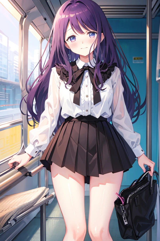 Take off your panties、Pull down your panties、Take off your panties、Smirking face、Black Skirt、、on the train、Strap、、８K,Masterpiece、Light purple hair、Semi-long hair、、Japanese 、、、Lift up your skirt、On all fours、Showing panties、Stick your butt out、Turn your ass towards me、Blushing、、Showing panties、Pull up your skirt、Blushing、on the train、Strap
