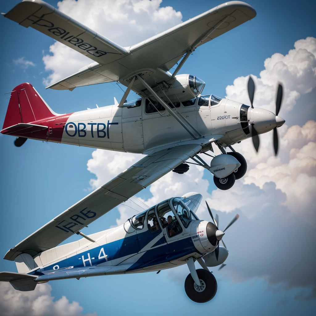 Create a plane with the name Pierre written on it 