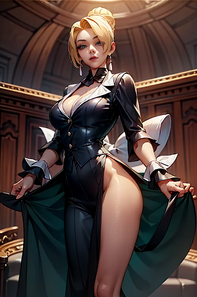 ((best quality)), ((masterpiece)), (detailed), 1girl, off-shoulder, Character design, female, dynamic poses, long white grey hair, grey white eyes, very skinny, detailed, best quality, no accesoires around the neck, no shoes, prominent collarbones, skinny arms, flat stomach, visible hip bones, small breasts, red and white clothing, Bloodborne inspired, occult aesthetic, occult, detailed and intricate steampunk and detailed gothic, NSFW, Very dramatic and cinematic lighting, cosmic horror, grim-dark, side-lighting, perfect face, NSFW, Fluttering lace flared long knee length dress with frilly petticoats, knee length dress, pleated petticoats, petticoats gothic, complex lace boots, side-lighting, gothic lolita aesthetic, wielding a mighty sword with mechanical components, mandalas, small breasts, a fairy, various different types of insect wings, NSFW