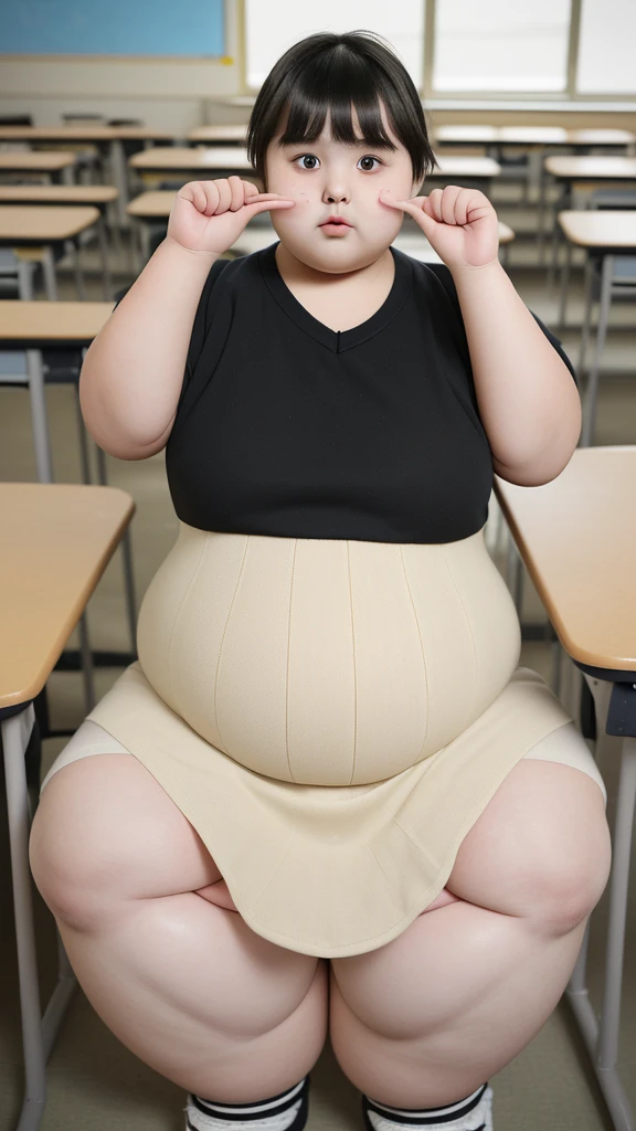 a fat 10 year old obese ,chubby overweight ,young fat girl in ,cute plump schoolkid,heavy set young girl,thick student,extremely obese young female student,very fat and heavy young girl,stout short haired girl in school,chubbychild in classroom,cute pudgy young student